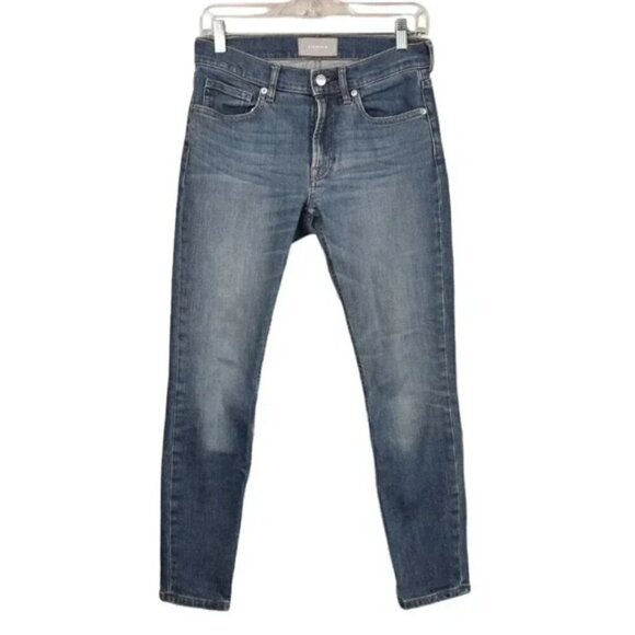 Everlane Cropped Ankle Denim Jeans Blue Medium Wash Size 26 - Picture 2 of 9